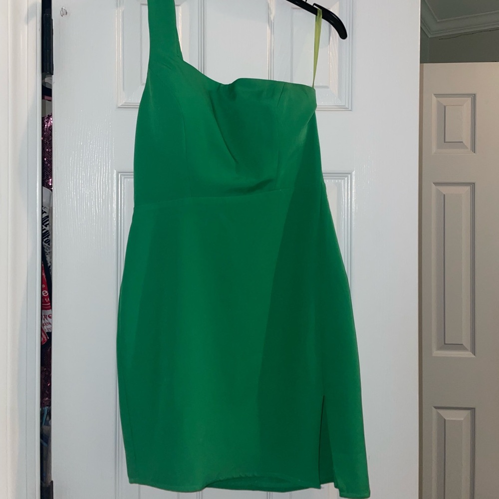 NBD X NAVEN one shoulder dress